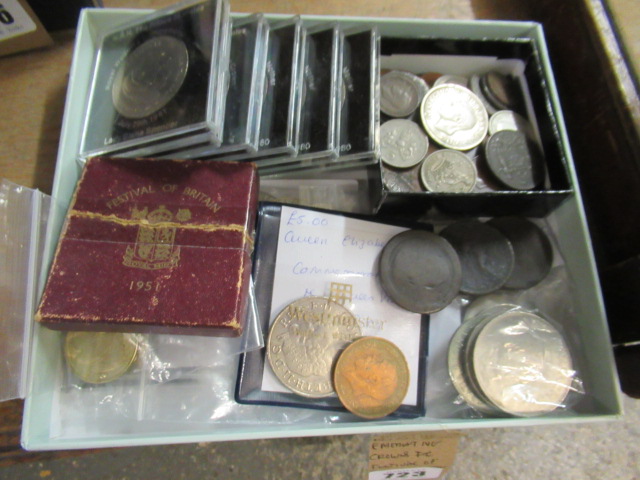 FESTIVAL OF BRITAIN AND OTHER BRITISH COMMEMORATIVE CROWNS Image