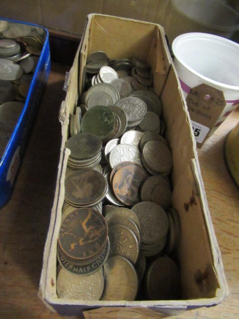 BOX OF GB COINS Image
