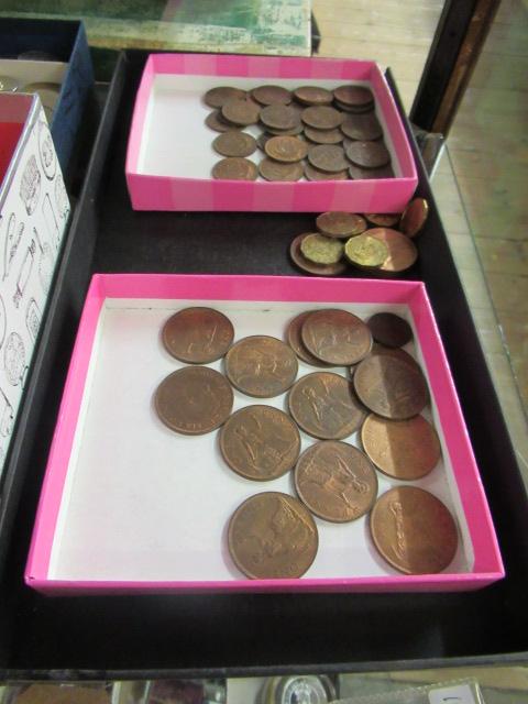 BOX OF HIGH GRADE GB PENNIES, HALFPENNIES AND THREEPENNY BITS Image