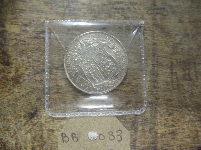 HIGH GRADE 1916 SILVER HALF CROWN Image