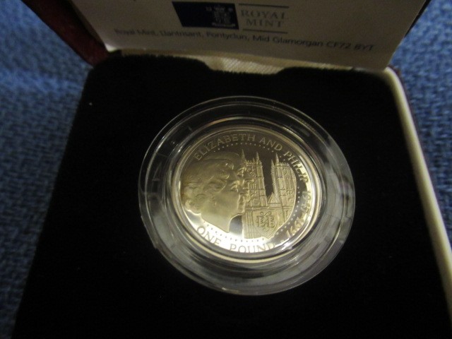 GUERNSEY 1997 SILVER ONE POUND PROOF COIN Image