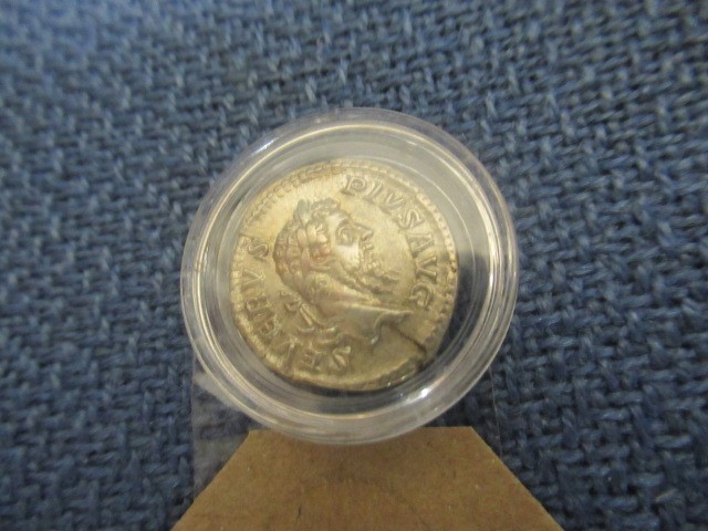 SILVER SEPTIMUS SEVERUS ROMAN COIN Image