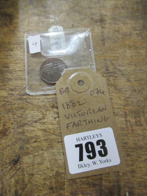 1882 VICTORIAN FARTHING Image