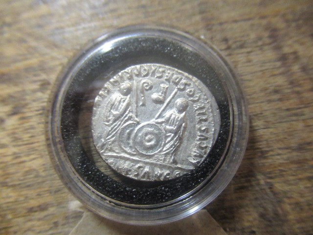 SILVER AUGUSTUS ROMAN COIN Image