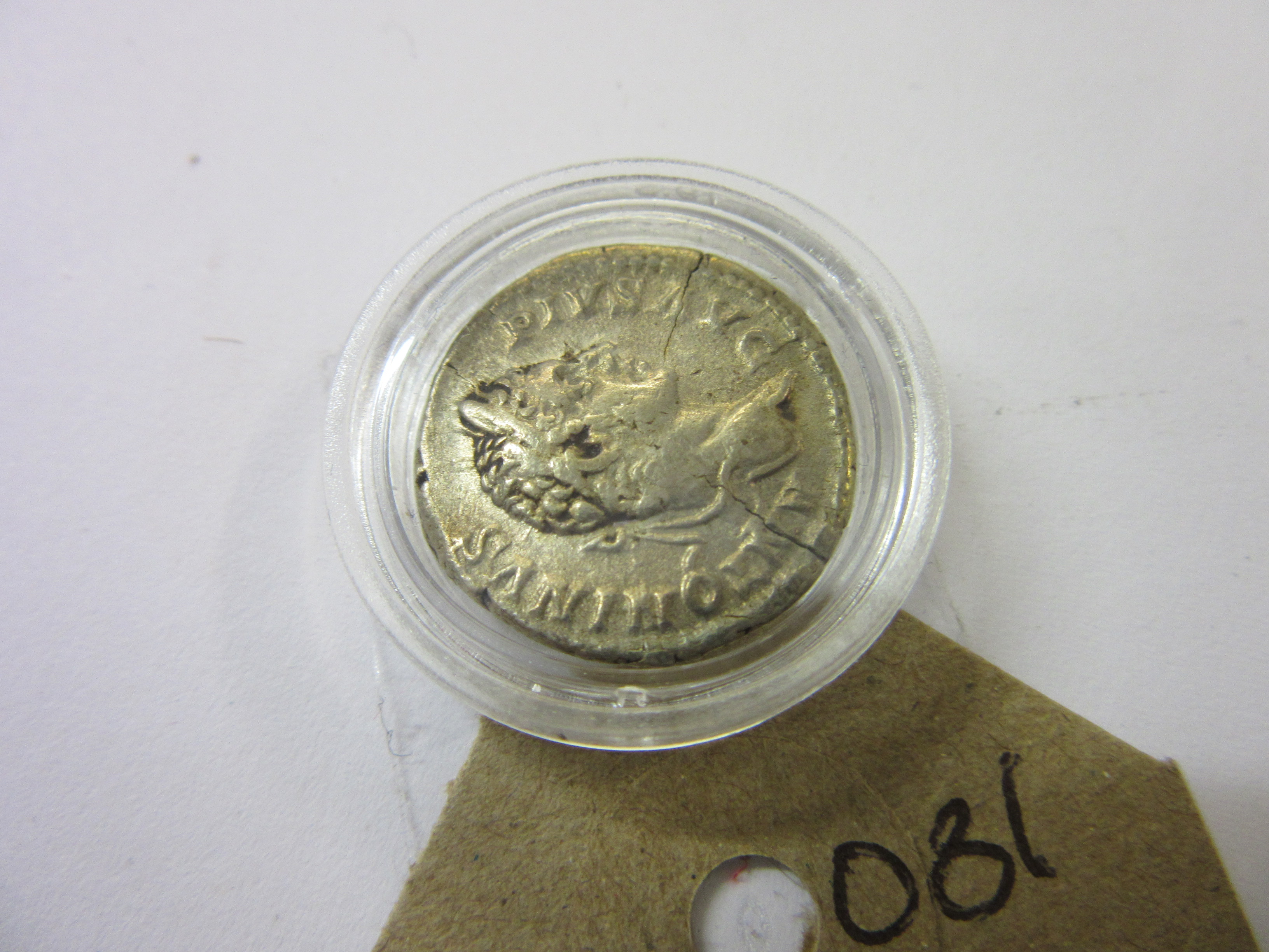 SILVER ANTONIUS PIUS ROMAN COIN Image