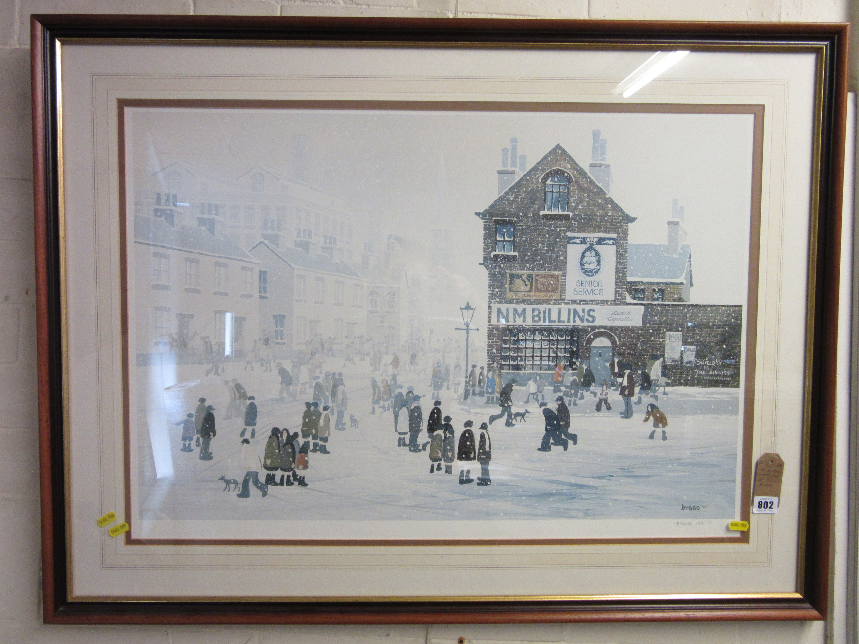 FRAMED LIMITED EDITION PRINT 146/150 BY BRIAN SHIELDS BRAAQ Image