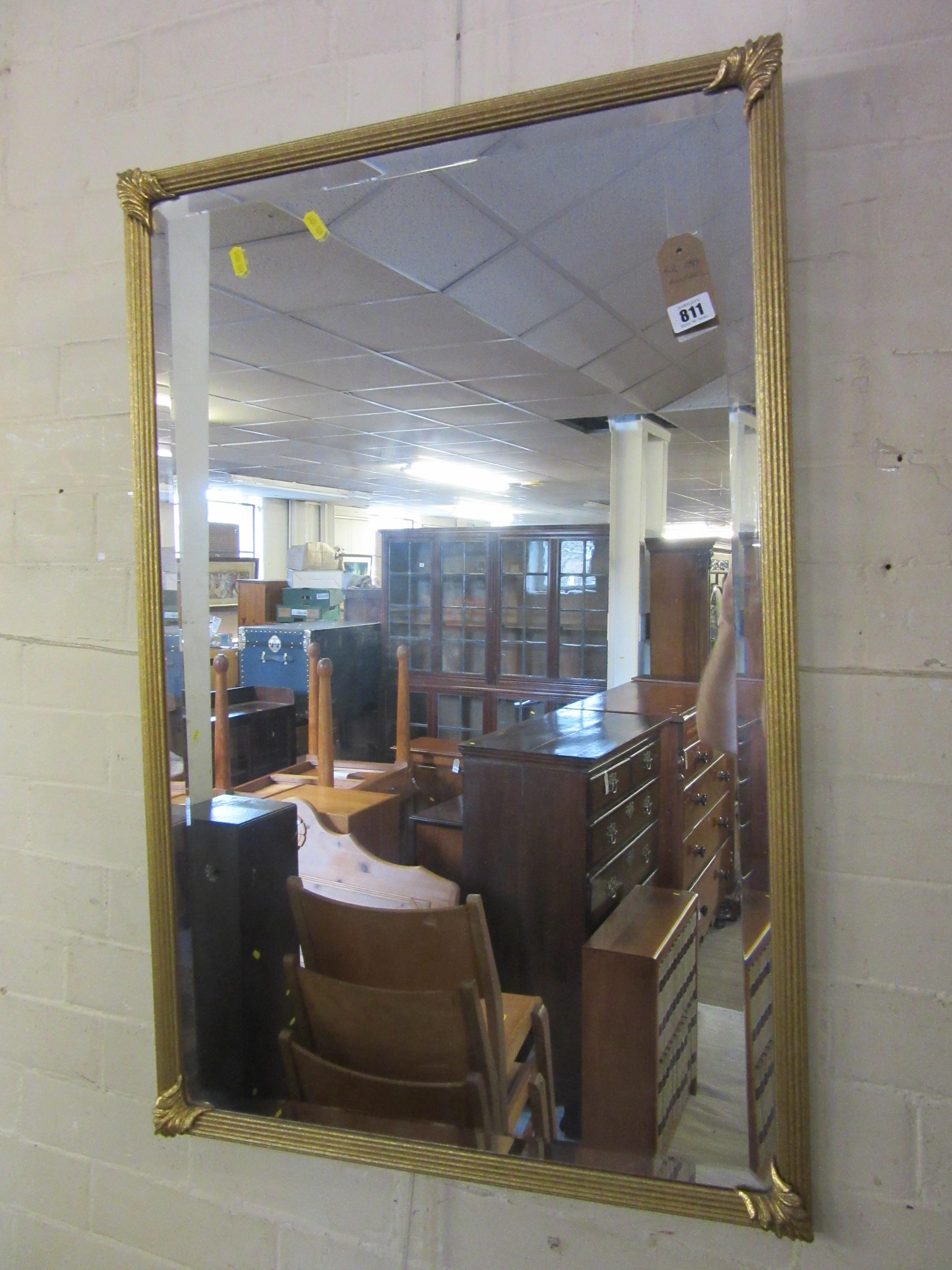 GILT FRAMED MIRROR Image
