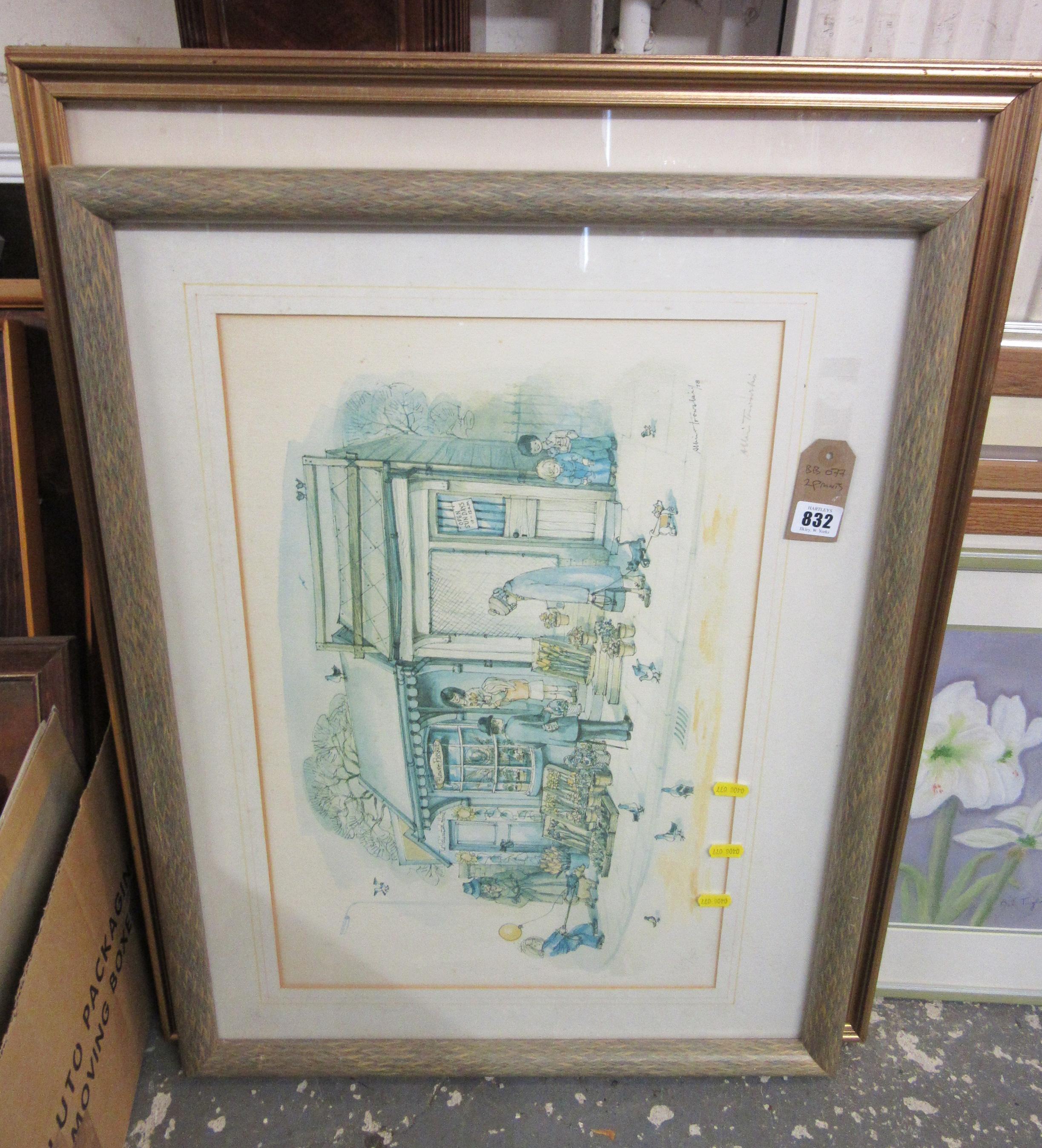 SIGNED HELEN BRADLEY PRINT AND ANOTHER PRINT Image