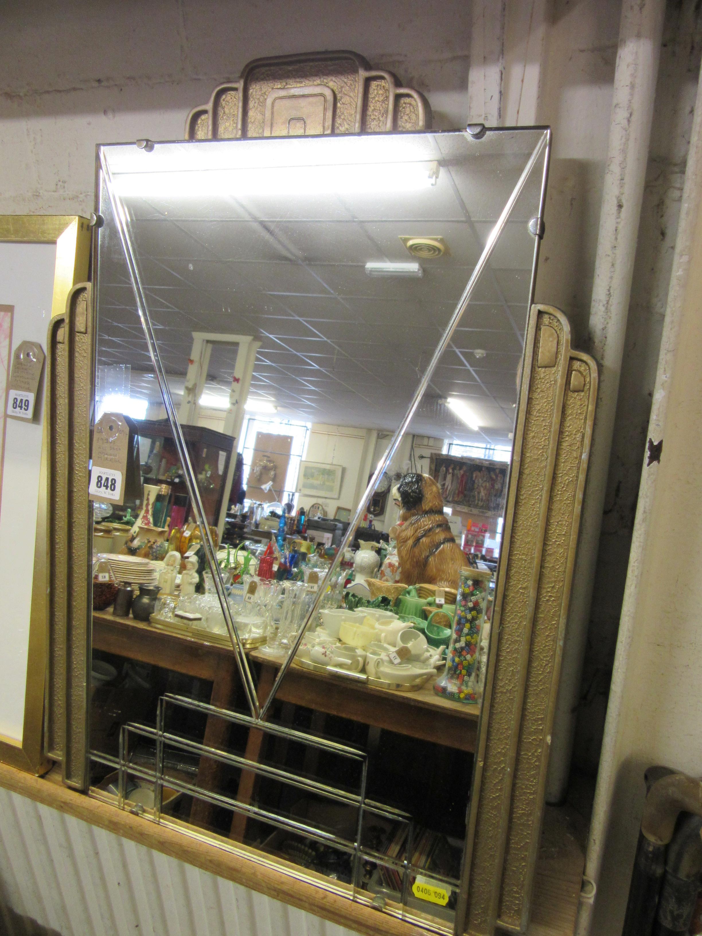 1930'S ART DECO ODEON MIRROR Image