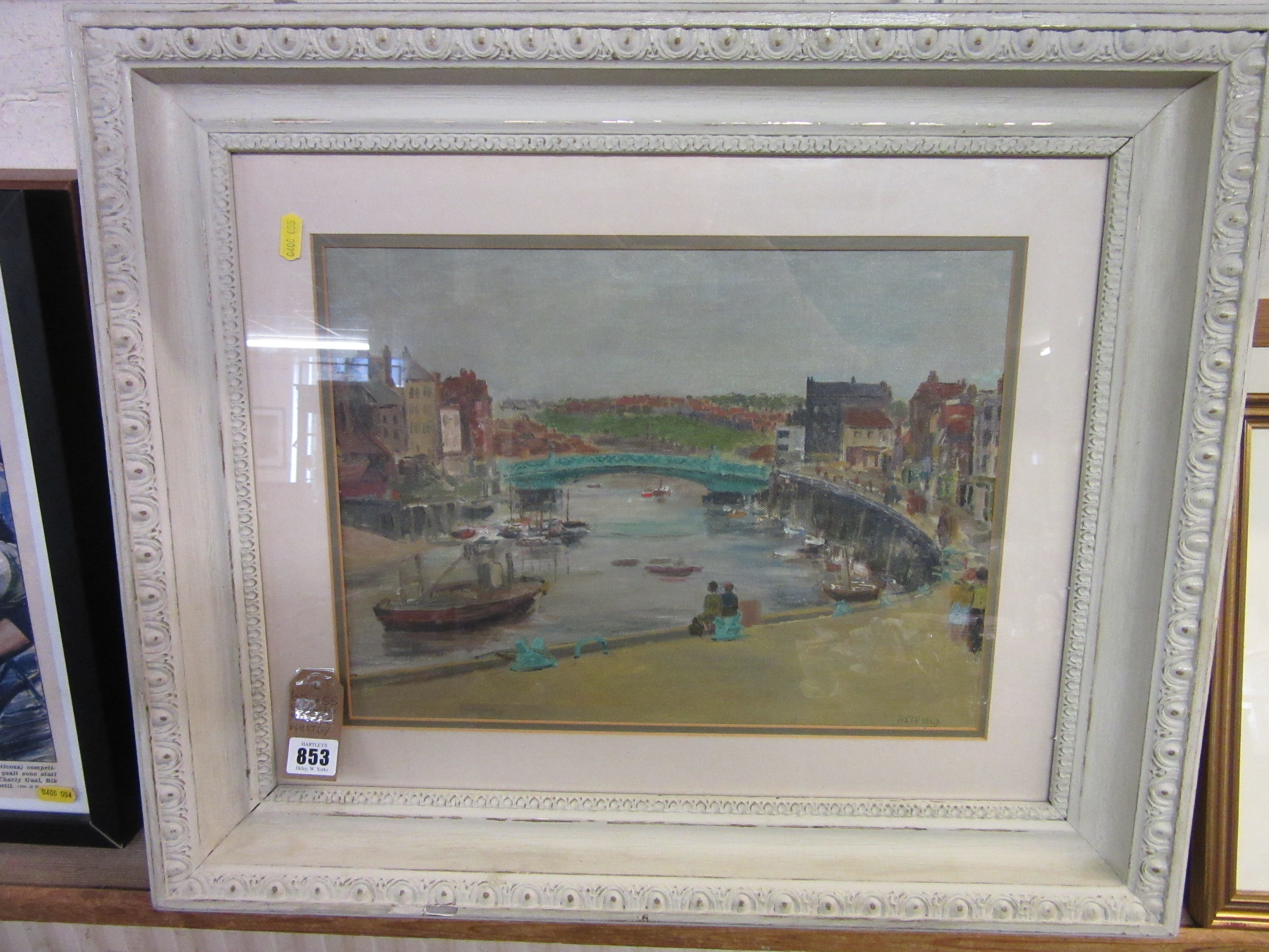 FRAMED PAINTING OF WHITBY SIGNED ATTFIELD Image