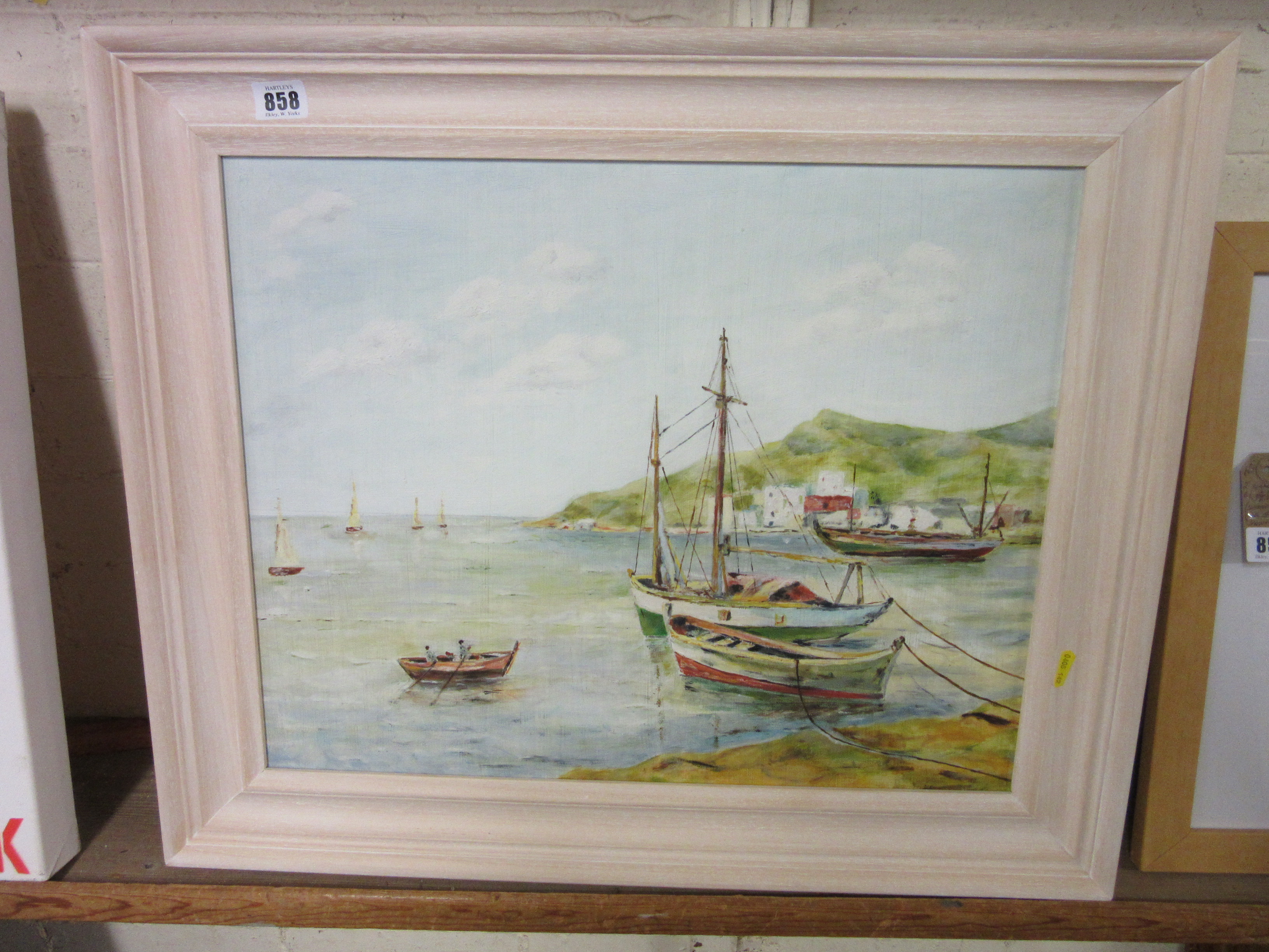OIL ON BOARD SEASCAPE Image