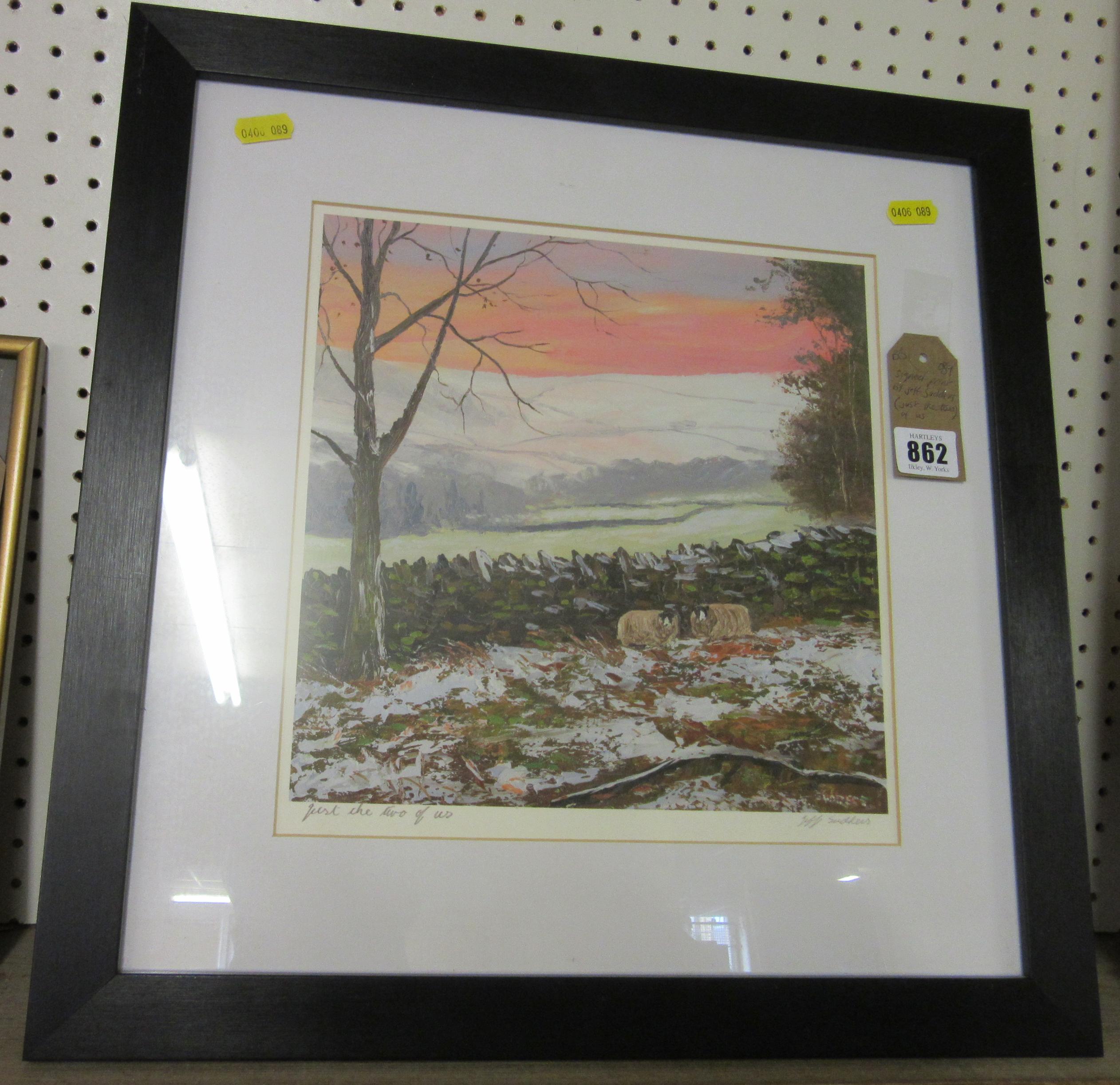 FRAMED PRINT BY JEFF SUDDERS TITLED JUST THE TWO OF US Image