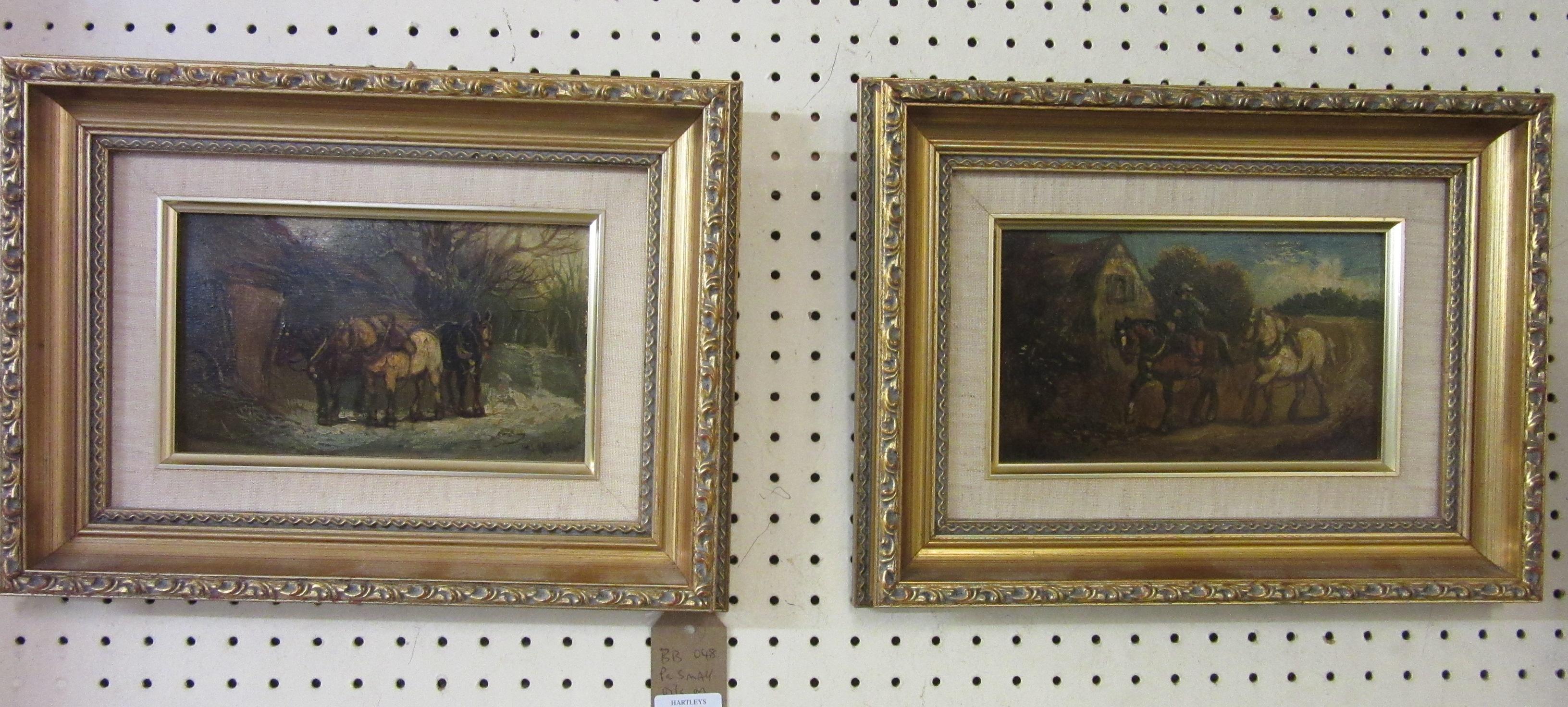 PAIR OF AGRICULTURAL OILS ON BOARD ATTRIBUTED TO HARDEN SIDNEY MELVILLE Image