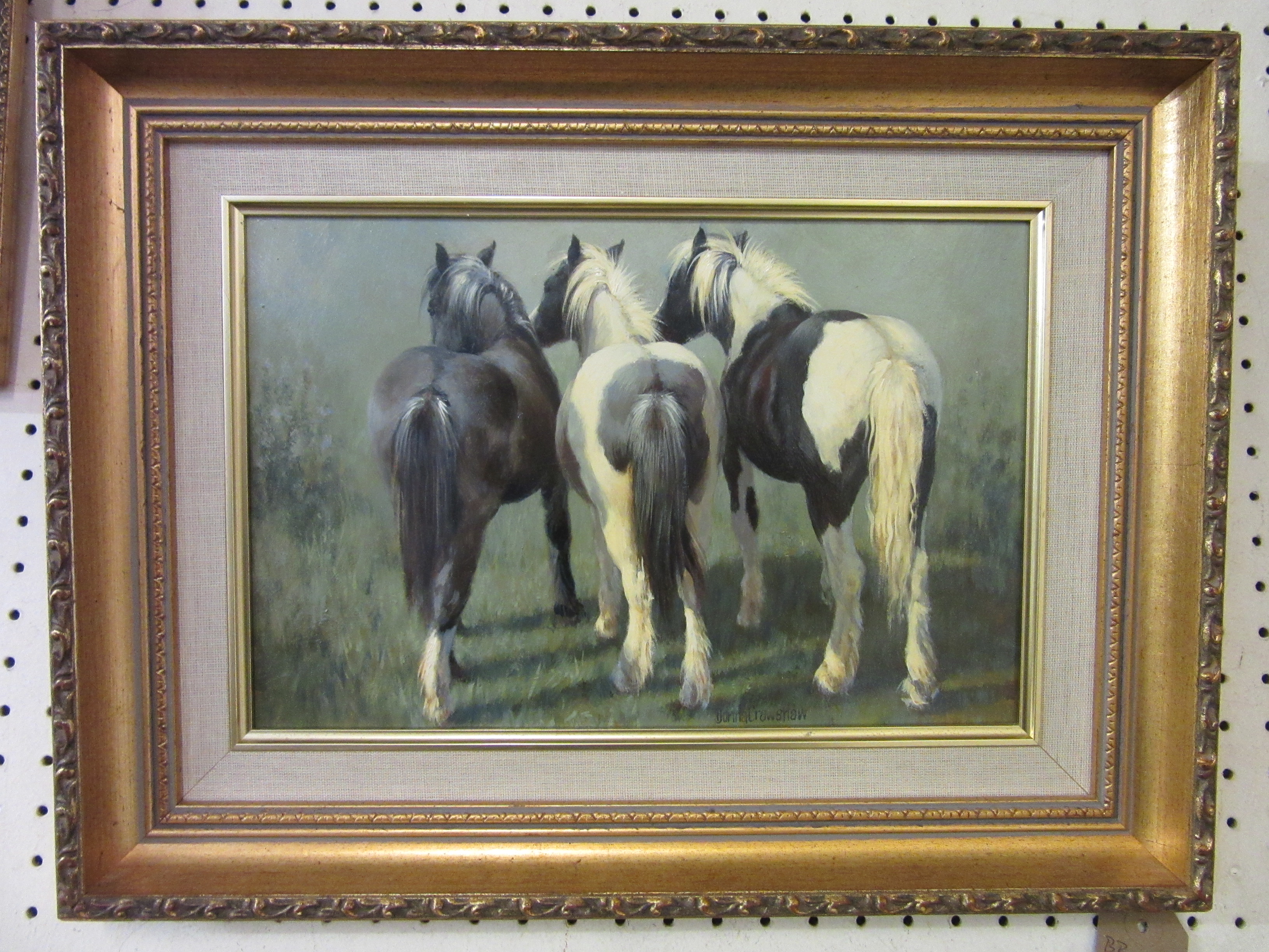 DONNA CRAWSHAW OIL ON BOARD Image