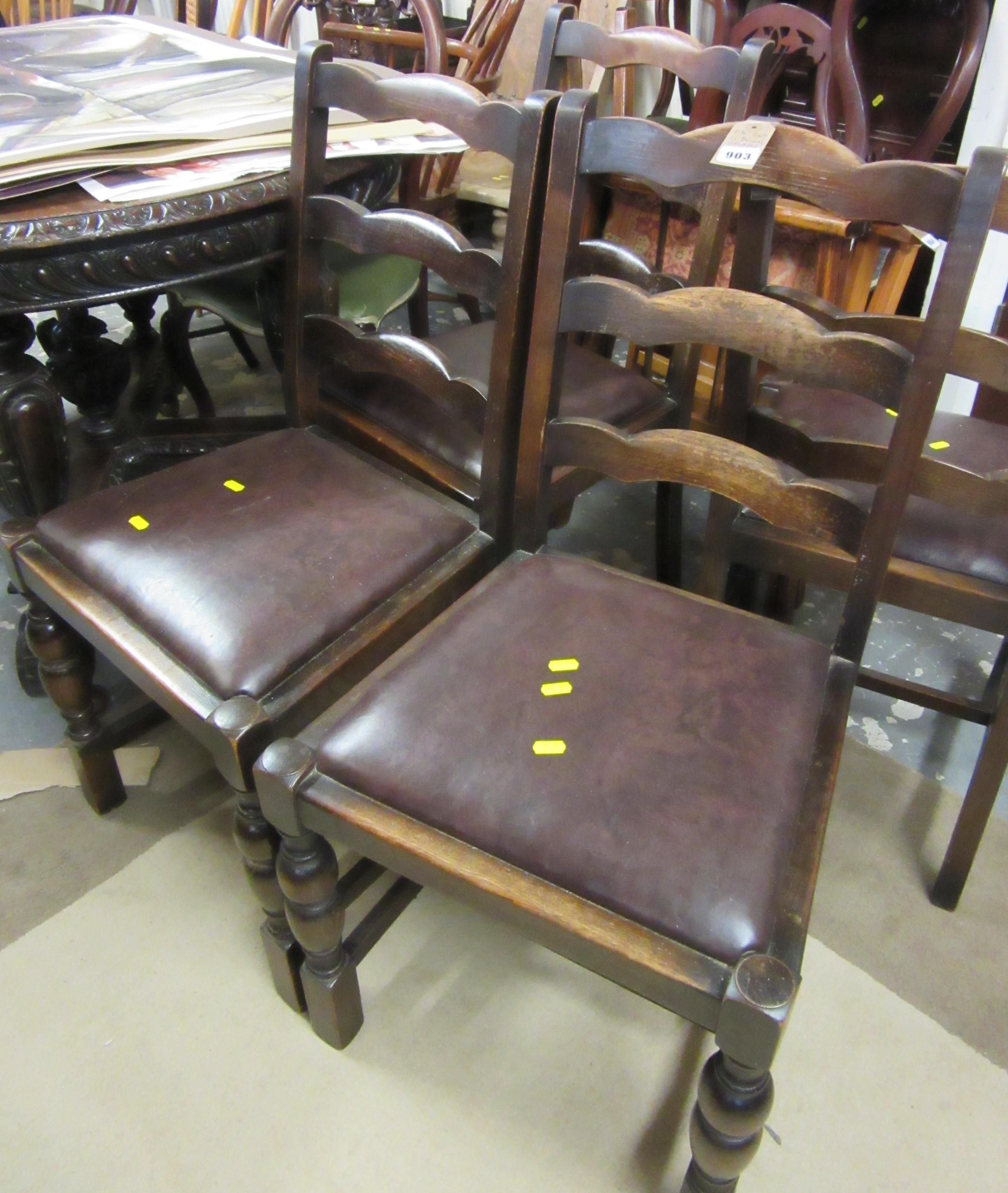 FOUR DINING CHAIRS Image