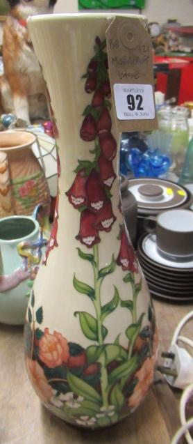 MOORCROFT FOXGLOVE VASE Image