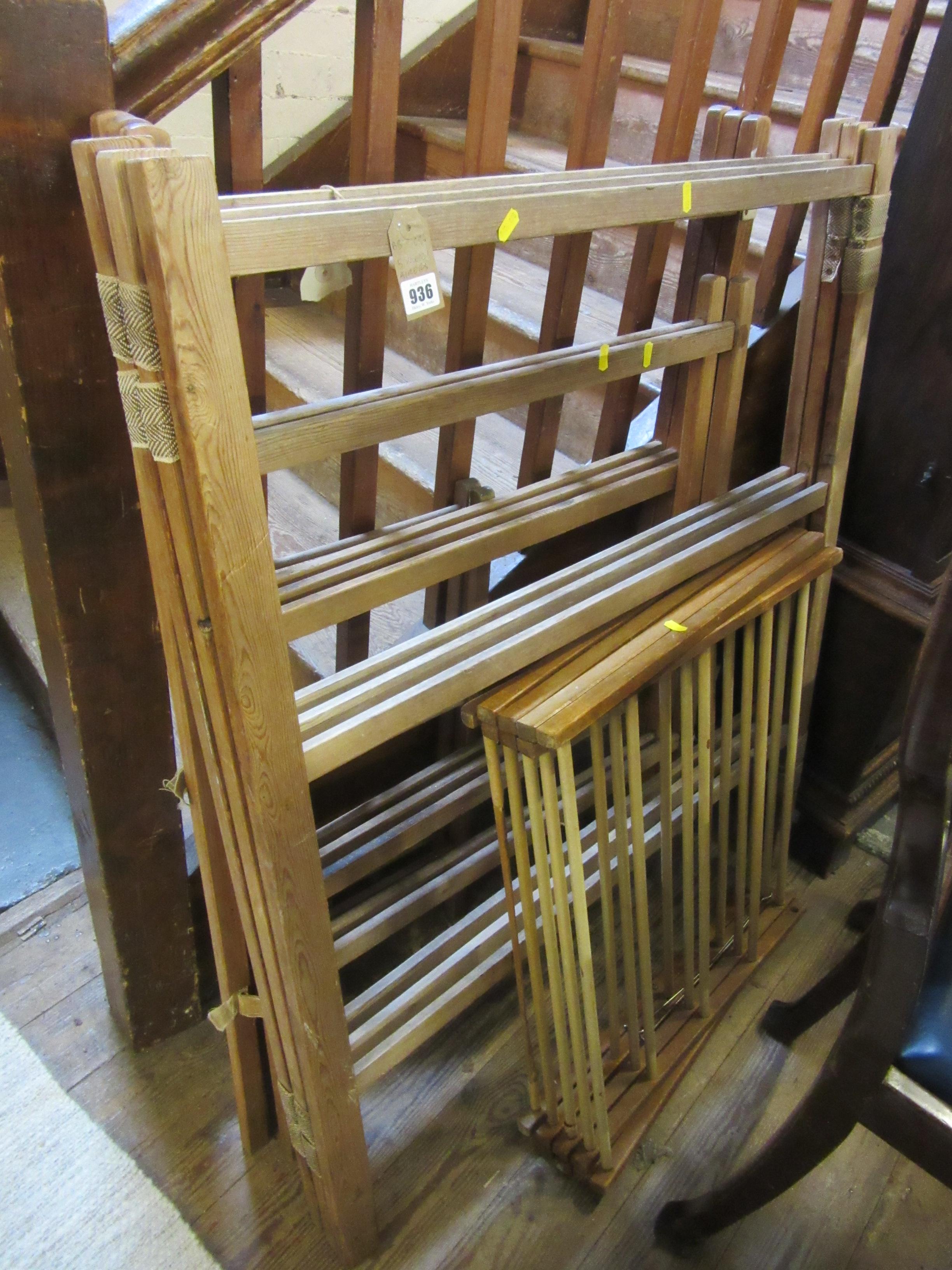 FIVE WOODEN AIRERS Image