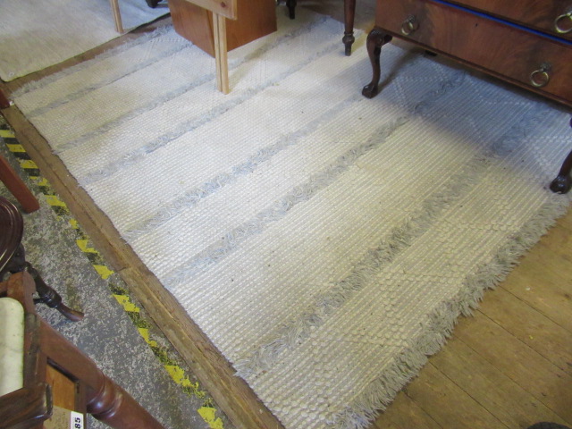 GREY HEAVY 100% WOOL CARPET BY NEXT Image