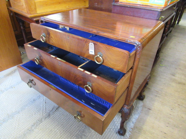 EMPTY WALNUT CUTLERY CHEST Image