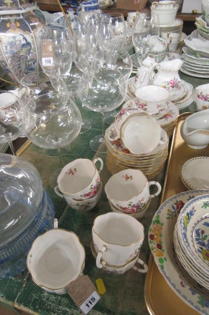 QUANTITY OF ROYAL CROWN DERBY TEA WARE Image