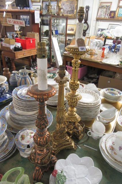 THREE TABLE LAMPS Image