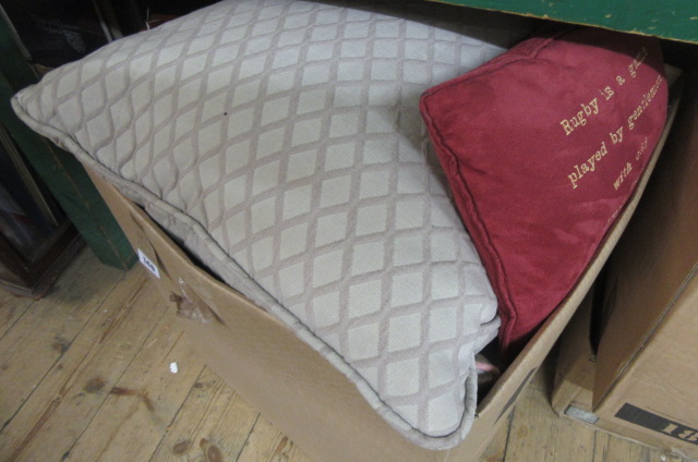 BOX OF CUSHIONS Image