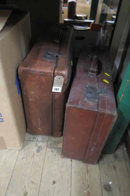 THREE VINTAGE SUITCASES Image