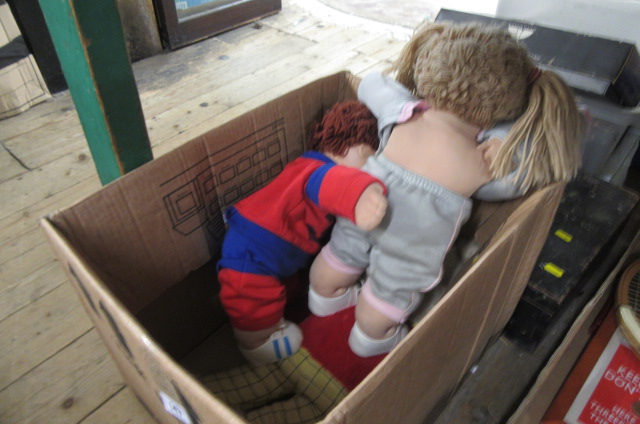 BOX OF SOFT TOYS Image