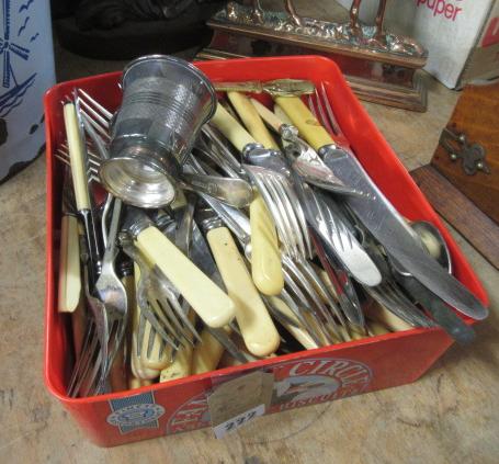 BOX OF CUTLERY ETC Image