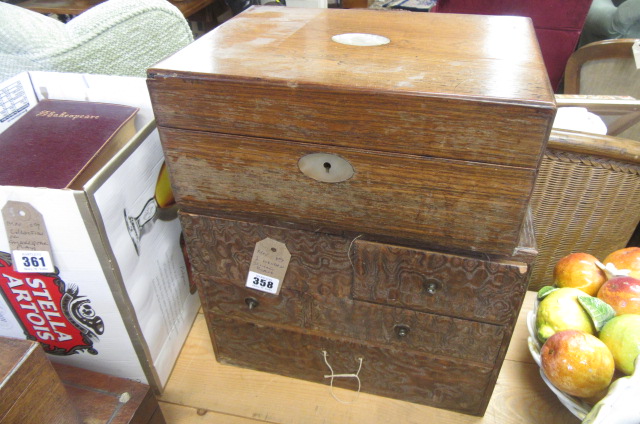 TWO SEWING BOXES Image