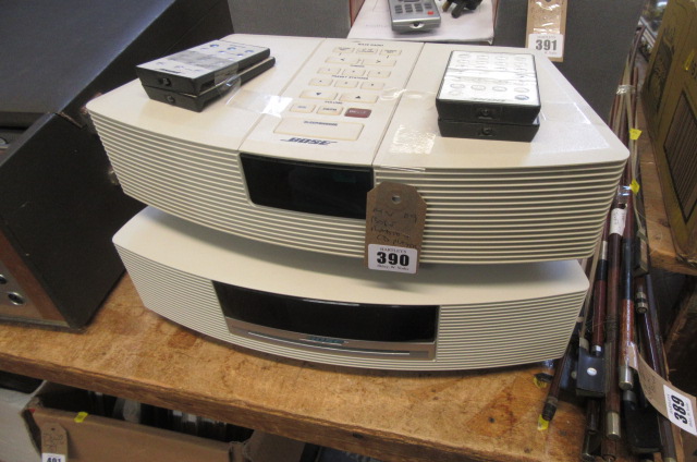 BOSE  RADIO AND CD PLAYER AND A PAIR WHARFEDALE SPEAKERS Image