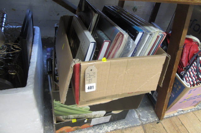 THREE BOXES DVD'S   CDS AND BOOKS Image