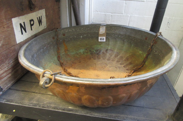 COPPER HANGING PLANTER Image