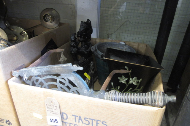 BOX OF METAL WARE Image