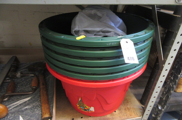 SIX CHRISTMAS TREE STANDS Image