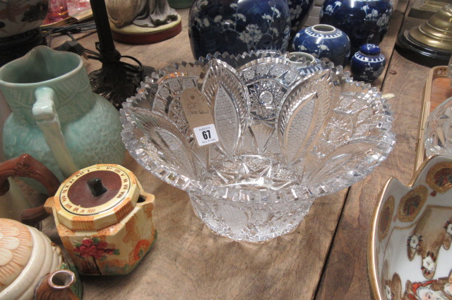 CUT GLASS BOWL Image