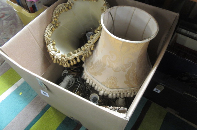 BOX OF TABLE LAMPS Image