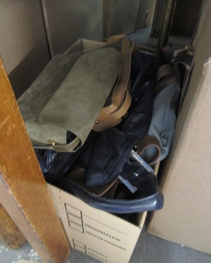 BOX OF HANDBAGS Image