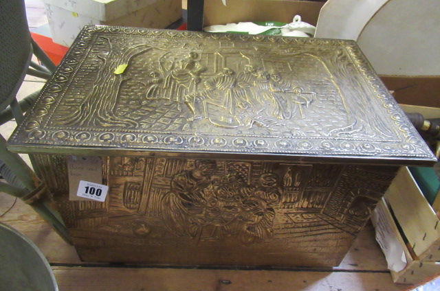 BRASS COAL BOX Image