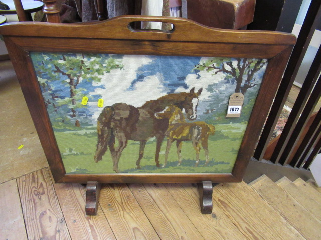 EMBROIDERED FIRE SCREEN Image