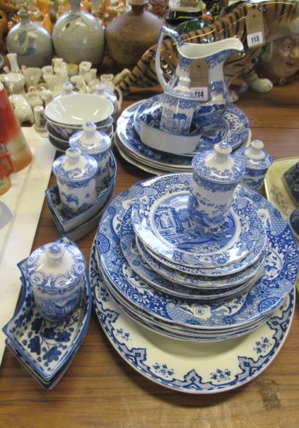 QUANTITY OF SPODE BLUE AND WHITE TABLEWARE Image