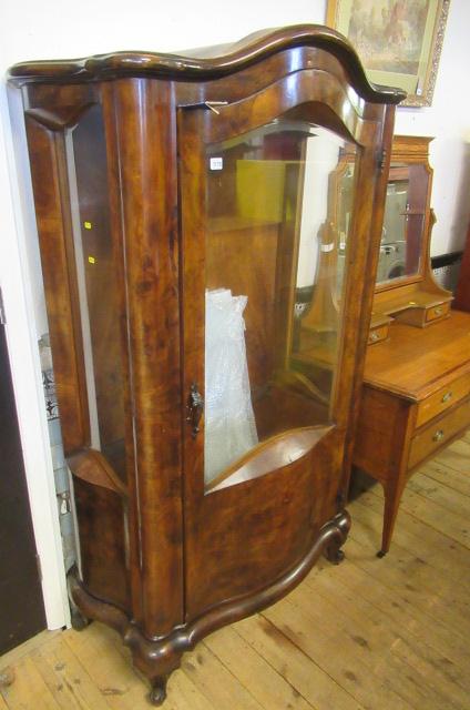 WALNUT DISPLAY CABINET Image