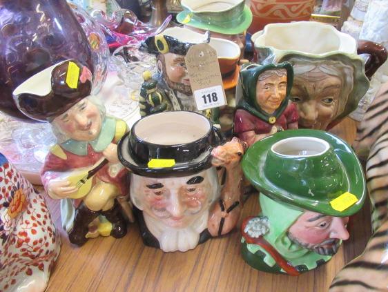 COLLECTION OF TOBY AND CHARACTER JUGS Image