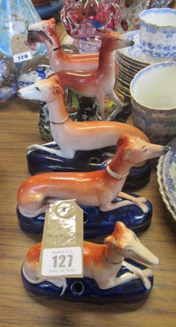 FIVE DOG ORNAMENTS Image