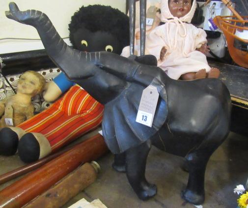 WOODEN CARVED ELEPHANT Image