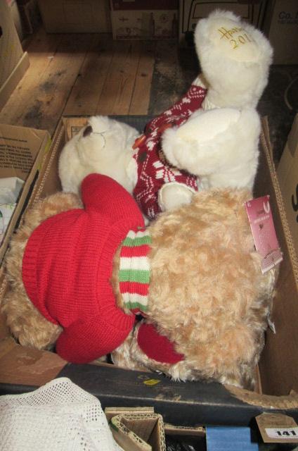 FOUR HARRODS CHRISTMAS BEARS Image