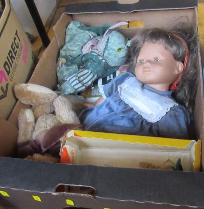 BOX OF DOLLS AND GUINNESS BOOK OF RECORDS ETC Image