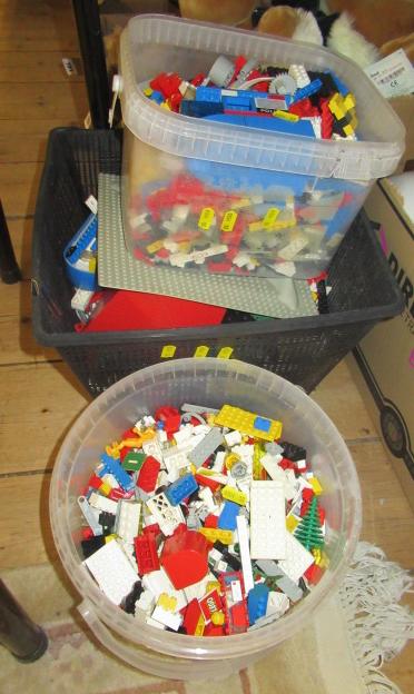 THREE BOXES OF LEGO Image