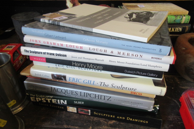COLLECTION OF MODERN SCULPTURE REFERENCE BOOKS INCLUDING EPSTEIN Image
