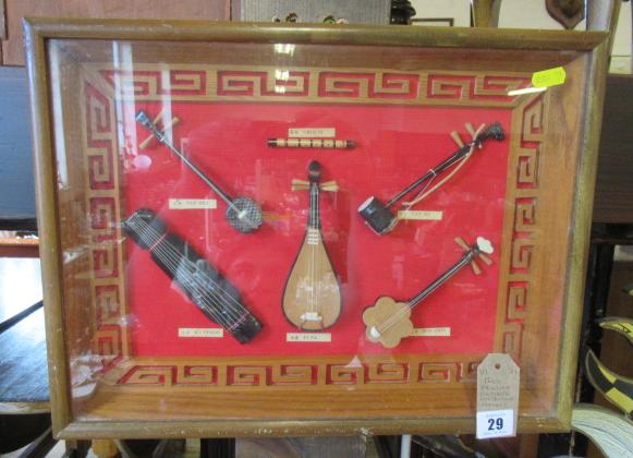 BOX FRAMED CHINESE INSTRUMENT MODELS Image
